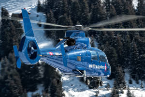 Eurocopter AS-365 Dauphin HB-XQW Take Off